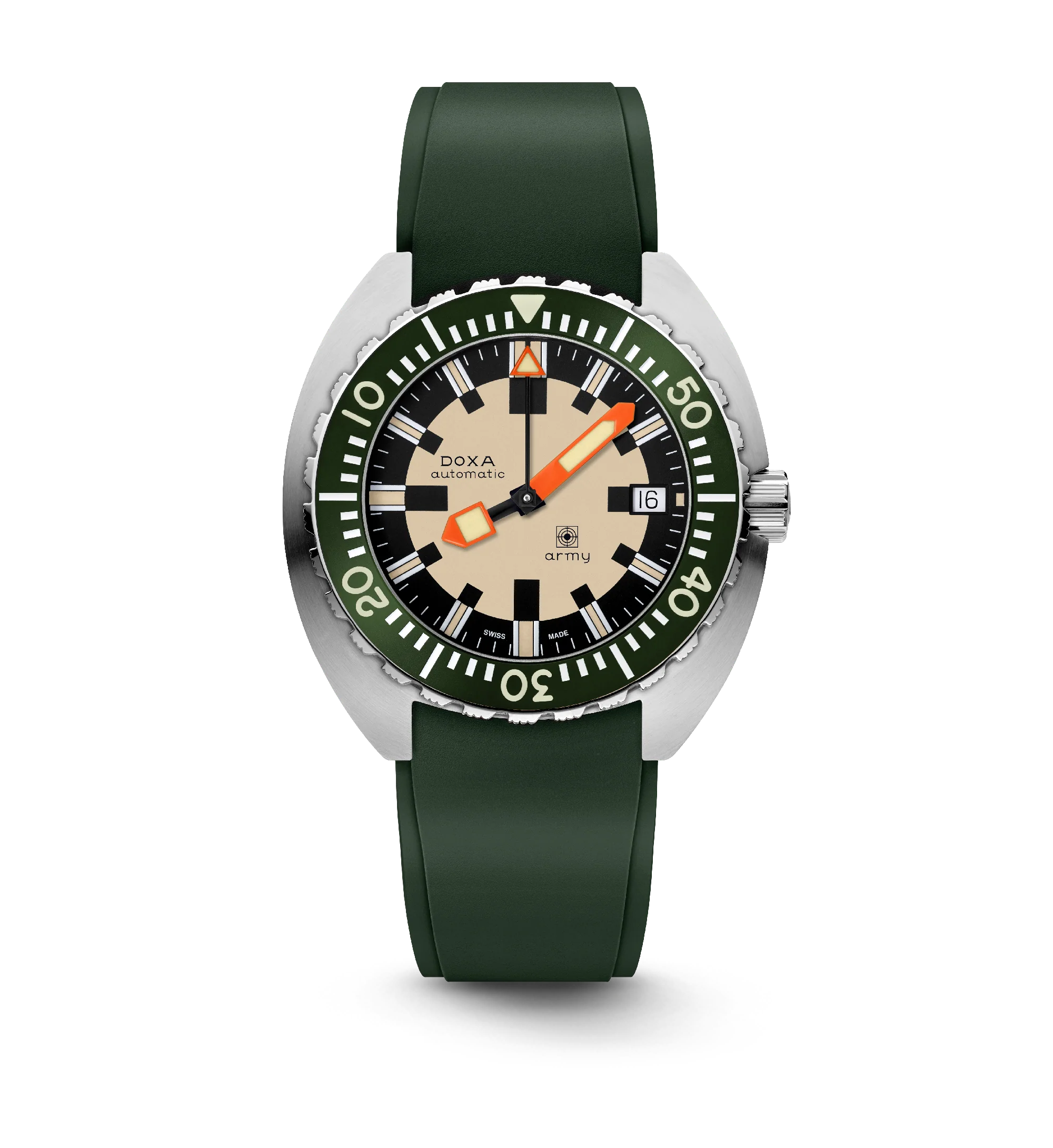 DOXA Army, stainless steel bezel - Image 4
