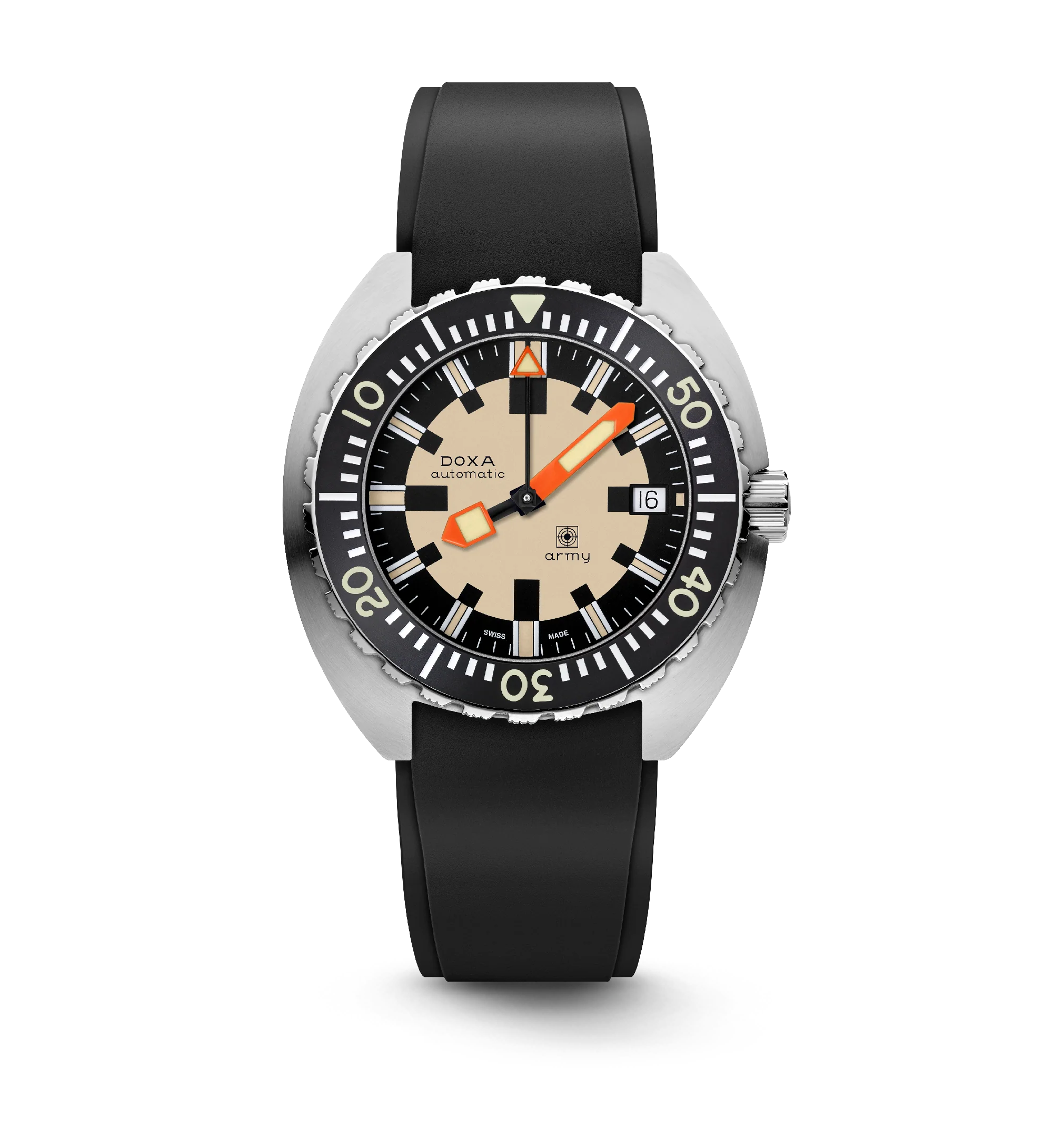 DOXA Army, stainless steel bezel - Image 4